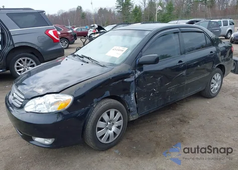 2004 Toyota Corolla Le from USA, damaged, VIN 2T1BR32E04C219402